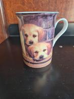 Labrador pups porseleinen mok, Ophalen of Verzenden, Zo goed als nieuw, Porselein, Overige typen