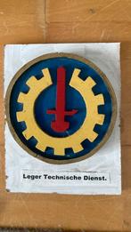 KNIL/KL Leger Technische Dienst, Ophalen of Verzenden, Landmacht, Nederland, Embleem of Badge