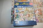 Legpuzzel Jan van Haasteren - op het nieuwe jaar - 500 st, Ophalen of Verzenden, 500 t/m 1500 stukjes