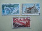 Frankrijk 1969 Serie Touristique Yv.1582-1584 gestempeld, Ophalen of Verzenden, Gestempeld