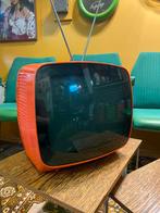 Vintage jaren 70 oranje Indesit tv, Ophalen, ?, Zo goed als nieuw, ?