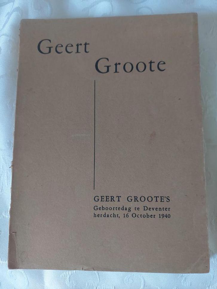 Geert Groote - Herdenking Deventer 1940, Boeken, Geschiedenis | Stad en Regio, Gelezen, Ophalen of Verzenden