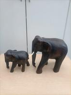 2xhouten olifant, Ophalen of Verzenden