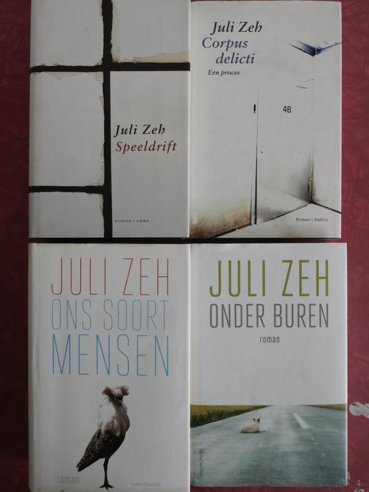 Juli Zeh Speeldrift Corpus delicti Ons soort mensen Onder, Boeken, Literatuur, Zo goed als nieuw, Ophalen of Verzenden