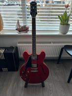 Epiphone ES-335 Gibson Inspired Cherry Left Handed, Ophalen, Gebruikt, Epiphone