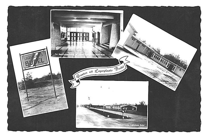 945542 Budel 1966 Legerplaats kazerne Gelopen met postzegel, Verzamelen, Ansichtkaarten | Nederland, Gelopen, Noord-Brabant, 1960 tot 1980