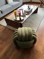 Design Westwing knot pouf twist olice green, Ophalen, Artifort gelderland leolux ethnicraft de sede gispen pastoe, 50 tot 75 cm