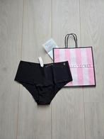 Victoria's Secret hipster zwart seamless goud logo L 40 slip, Victoria's Secret, Ophalen of Verzenden, Zwart, Slip