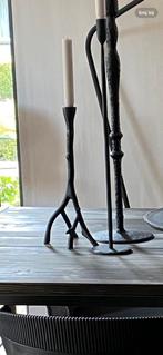 Unieke Dutch Kaarsenstandaard, 50 tot 75 cm, Zwart, Ophalen of Verzenden, Zo goed als nieuw
