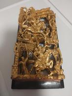 Antiek chinees 3D oorlogspaneel, Ophalen of Verzenden