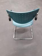 8 Stoelen 25- euro per stuk, Ophalen, Blauw, Zo goed als nieuw, Metaal