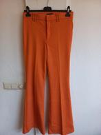Zara oranje flared broek maat S/M, Kleding | Dames, Broeken en Pantalons, Zara, Oranje, Gedragen, Lang