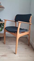 Erik Buch stoel, model 50. Deens. Mid century., Huis en Inrichting, Ophalen, Hout, Zo goed als nieuw, Vintage mid century. Scandinavische