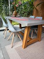 Stoelen / kuipstoelen voor eettafel hout / kunststof, Antiek en Kunst, Ophalen