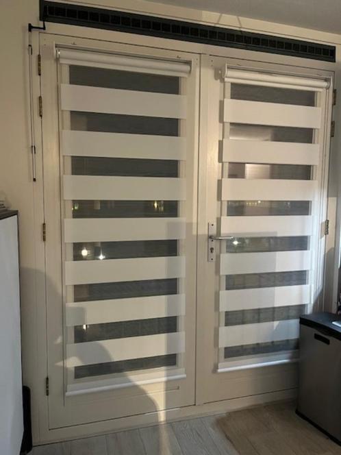2 duo rolgordijnen - wit - 72 x 185 cm, Huis en Inrichting, Stoffering | Gordijnen en Lamellen, Gebruikt, 150 tot 200 cm, 50 tot 100 cm