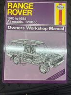 Range Rover Werkplaatshandboek 1970-1985, Boeken, Ophalen of Verzenden, Gelezen, Overige merken