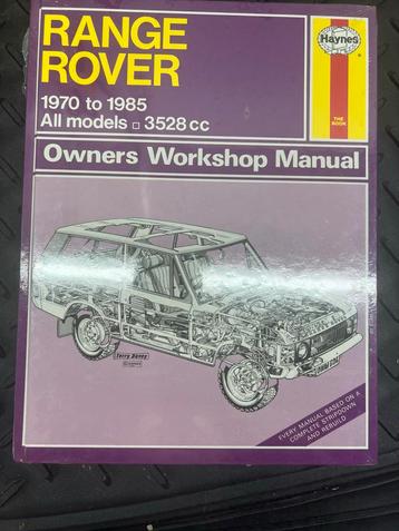 Range Rover Werkplaatshandboek 1970-1985 beschikbaar voor biedingen