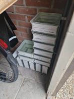 Glas stapelblokken, Ophalen, Zo goed als nieuw, Metaal