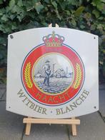Emaille bord Haacht Bier, Verzamelen, Merken en Reclamevoorwerpen, Ophalen of Verzenden, Zo goed als nieuw, Reclamebord