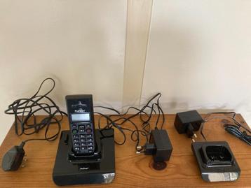 Zwarte Profoon PDX-120 PDX 120 Dect + charger pod telefoon beschikbaar voor biedingen