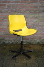 Gele bureaustoel Svante Schöblom Overman Ab, Zweden '80s, Huis en Inrichting, Ophalen, Gebruikt, Geel, Nvt