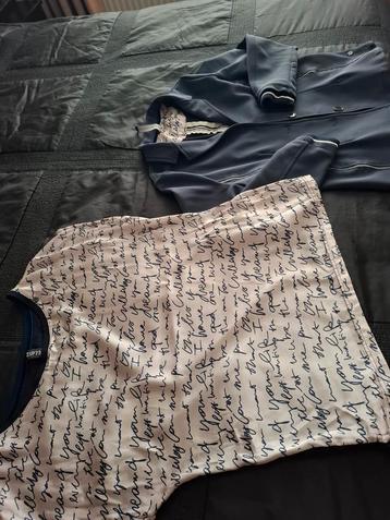 Zip73 shirt blauw maat l draagmaat 40 beschikbaar voor biedingen