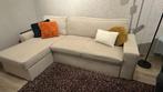 3-zitsslaapbank met chaise longue, Huis en Inrichting, Ophalen, 125 tot 150 cm, Tweepersoons, Zo goed als nieuw