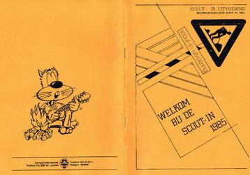 scouting Brochure Welkom Scout-in 1985 mdw bulletin