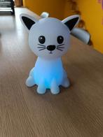 Kleurrijk Poes Lampje - Werkt op Batterijen!, Ophalen, Kunststof, Gebruikt, Minder dan 50 cm