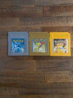 Pokémon Gameboy Spellen: Silver, Gold & Yellow, Spelcomputers en Games, Games | Nintendo Game Boy, Gebruikt, 1 speler, Ophalen of Verzenden