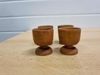 eierdoppen hout 4x,, Verzamelen, Ophalen of Verzenden