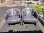 GRATIS leuke paarse club stoeltjes, Ophalen, Twee, Overige kleuren, Leer