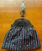 Antiek zilveren beugeltasje met zilveren haak, Ophalen, Zilver