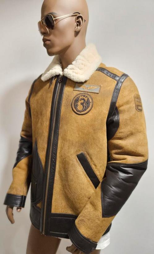 PME Legend 333 limited edition leren 100% sheepskin jas (XXL, Kleding | Heren, Jassen | Winter, Zo goed als nieuw, Overige maten