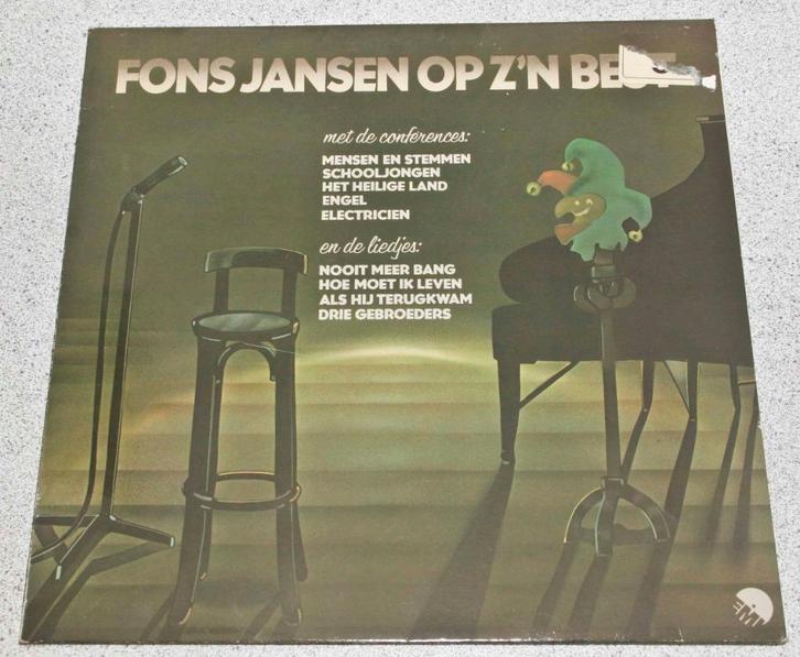 Fons Jansen Op zijn best LP, Cd's en Dvd's, Vinyl | Nederlandstalig, Gebruikt, Overige genres, 12 inch, Ophalen of Verzenden