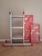 Altrex 4x3 Vouwladder - Multifunctioneel!, Ophalen, Gebruikt, Ladder, Opvouwbaar of Inschuifbaar