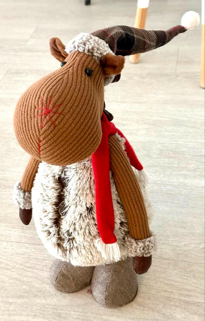 Decoratieve Eland met Telescopische Poten - 98cm, Huis en Inrichting, Woonaccessoires | Overige, Zo goed als nieuw, Ophalen of Verzenden