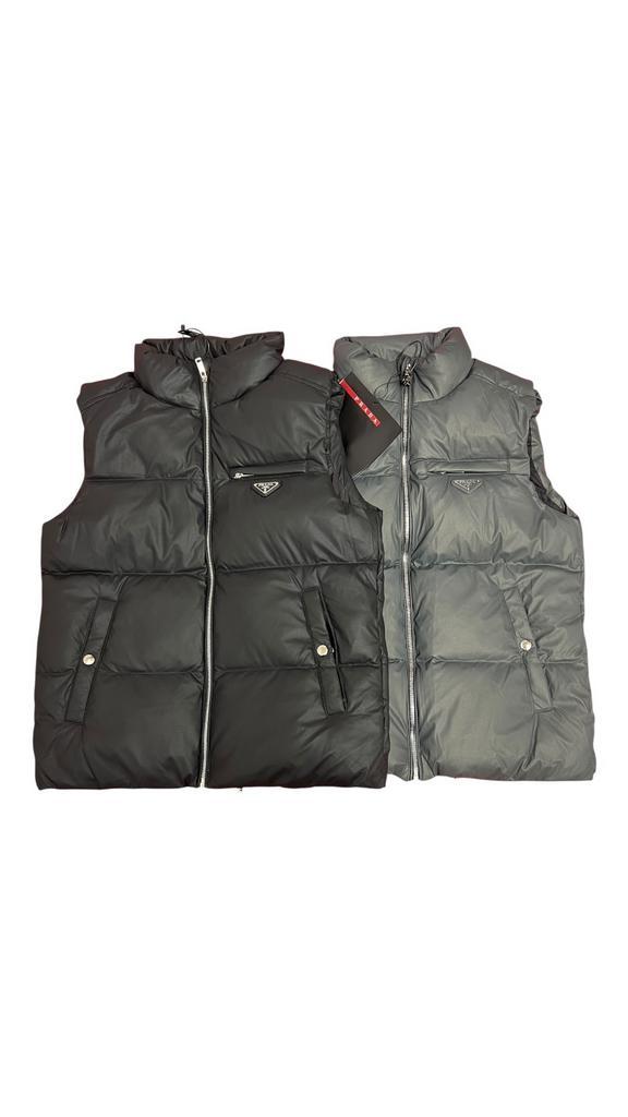 Prada Primaloft Logo Gillet Down bodywarmer zwart en grijs, Kleding | Heren, Bodywarmers, Nieuw, Ophalen of Verzenden