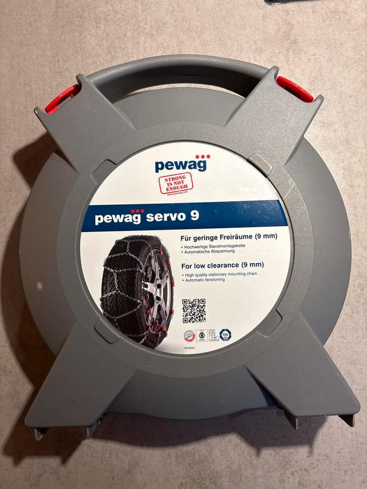 Pewag Servo 9 (RS9 73) Sneeuwkettingen - Nieuwstaat, Auto diversen, Sneeuwkettingen, Zo goed als nieuw, Ophalen of Verzenden