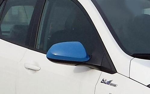 Spiegelkappen blauw Hyundai i10 vanaf 2014, Auto diversen, Auto-accessoires, Nieuw, Ophalen of Verzenden