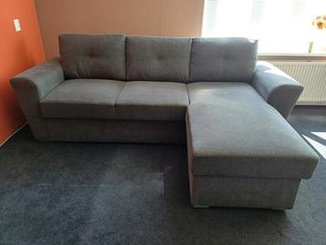 Hoekbank slaapbank loungebank relaxbank met opbergruimte