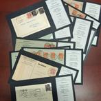 COLLECTION PERFIN GERMANY INFLATION LETTER WITH DESCRIPTION, Verzenden, Duitse Keizerrijk, Gestempeld