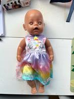Baby Born Pop met Eenhoorn Jurk, Kinderen en Baby's, Speelgoed | Poppen, Ophalen of Verzenden, Zo goed als nieuw, Babypop
