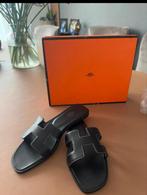 Hermes slippers maat 38 Nieuw .!, Kleding | Heren, Ophalen of Verzenden, Zo goed als nieuw, Zwart