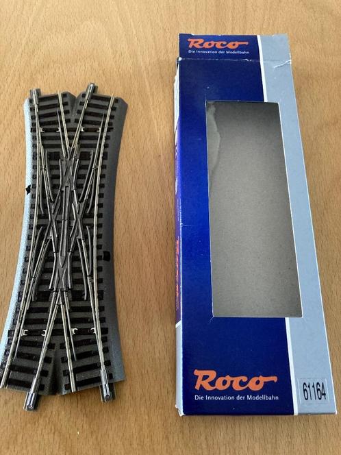 Roco Geoline rails en kruiswissel, Hobby en Vrije tijd, Modeltreinen | H0, Nieuw, Rails, Gelijkstroom, Roco, Ophalen of Verzenden