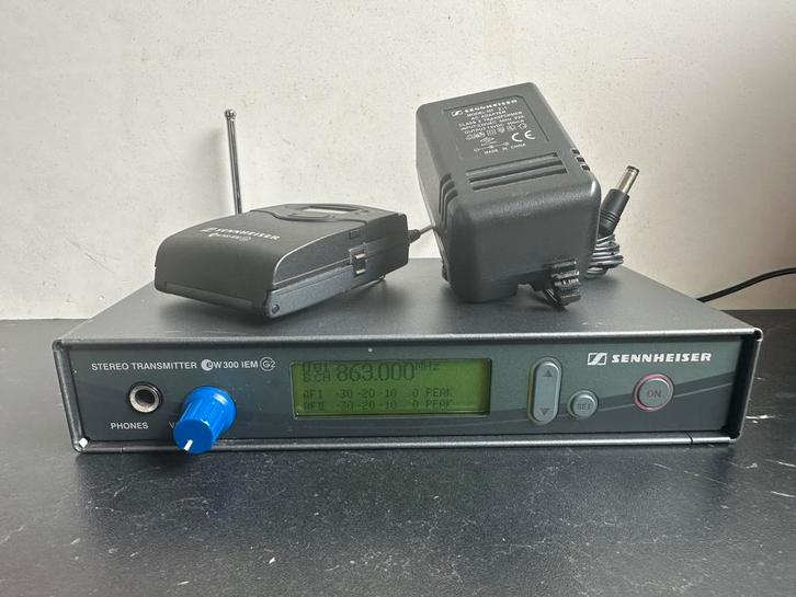 Sennheiser EW IEM G2 draadloze in-ear set (838 - 866 MHz), Muziek en Instrumenten, Microfoons, Gebruikt, Overige typen, Draadloos