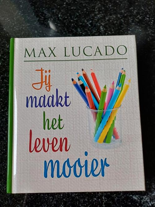 Max Lucado- Jij maakt het leven mooier, Boeken, Godsdienst en Theologie, Zo goed als nieuw, Ophalen of Verzenden