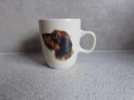 Senseo Mokje Teckel Animal Print, Ophalen of Verzenden, Zo goed als nieuw, Overige stijlen, Kop(pen) en/of Schotel(s)
