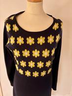 Yumi jurk met bloemen - Maat  38, Maat 38/40 (M), Yumi knitwear, Blauw, Ophalen of Verzenden