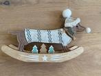 Kerstdecoratie Teckel | naturel | vilt | ca. 10cm breed, Diversen, Kerst, Ophalen of Verzenden, Nieuw